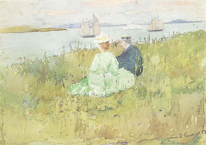 Viewing the Ships, Maurice Prendergast